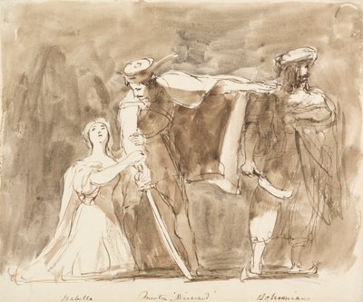 Scene fra Quentin Durward av Sir David Wilkie