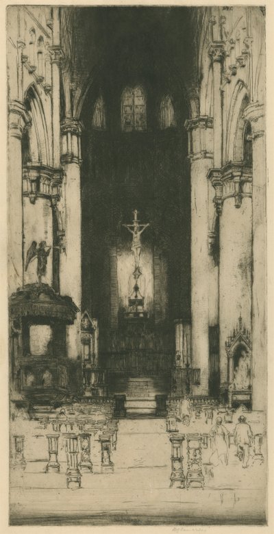Notre Dame, Dinant [Belgisk sett: nr. 8] av Sir David Young Cameron