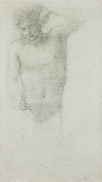 Naken mann av Sir Edward Burne Jones