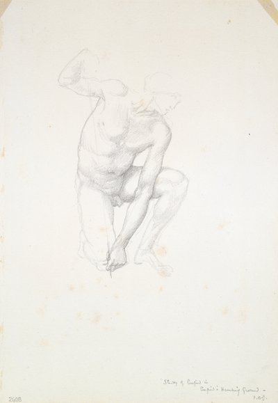 Studer for Amor av Sir Edward Burne Jones