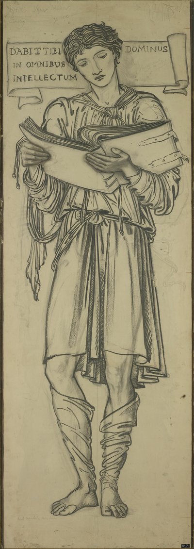 Timothy (Tegneserie for Lady Chapel østvindu) av Sir Edward Burne Jones