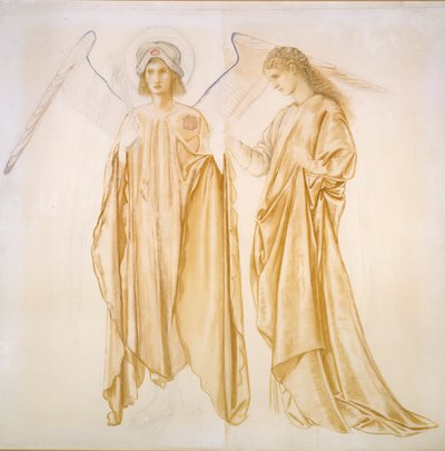 Elsker å bringe Alcestis tilbake fra graven, 1863 av Sir Edward Coley Burne Jones