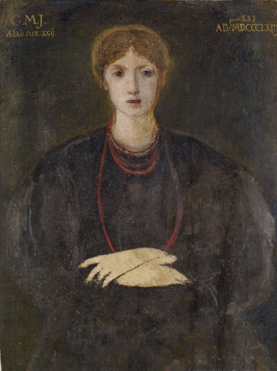 Portrett av Georgiana Burne-Jones 1840-1920, 1863. av Sir Edward Coley Burne Jones