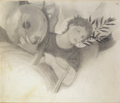 Studer for et hode i The Days of Creation, c1871-1875 av Sir Edward Coley Burne Jones