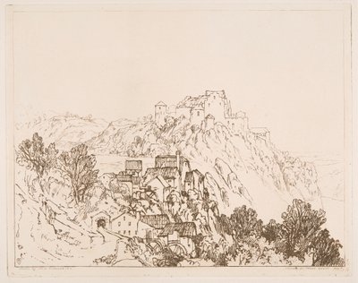 Falls of the Rhine, Schaffhausen av Sir Frank Short