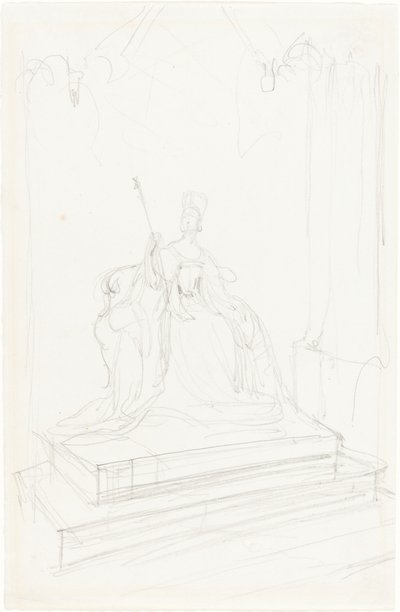 Studie for "Queen Victoria" av Sir George Hayter
