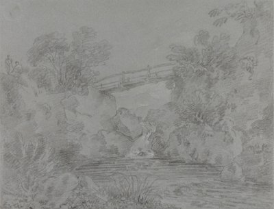 Bro over bassenget ved Llanrwst av Sir George Howland Beaumont seventh Baronet