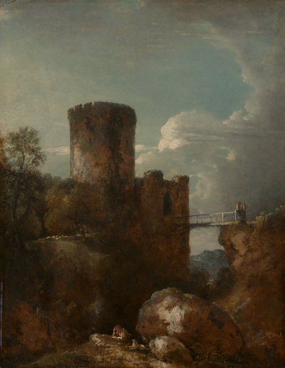 Conway Castle av Sir George Howland Beaumont seventh Baronet