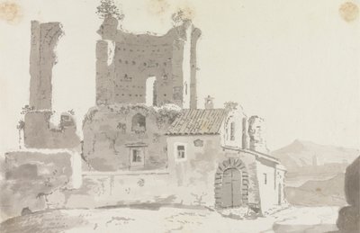 Ruiner utenfor Roma av Sir George Howland Beaumont seventh Baronet
