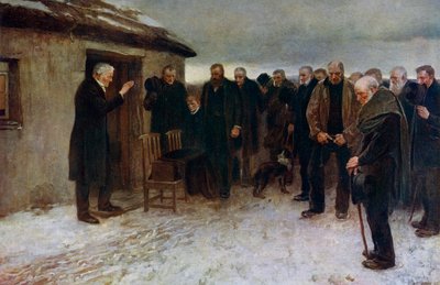 A Highland Funeral, 1882, 1912. av James Guthrie