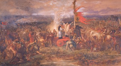 Battle of the Standard, Northallerton, Yorkshire, 22. august 1138, 1880. av Sir John Gilbert