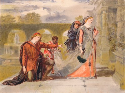 Kom bort død c1875 av Sir John Gilbert