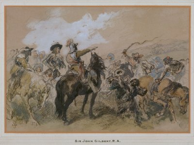 Ryttere på Charles I's tid, 1876 av Sir John Gilbert
