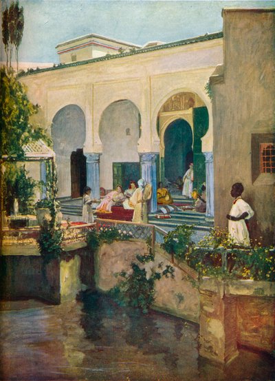 Interiør i et maurisk harem, 1907 av Sir John Lavery