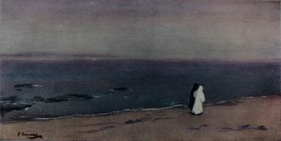 The Seashore, Moonlight, c1908 av Sir John Lavery