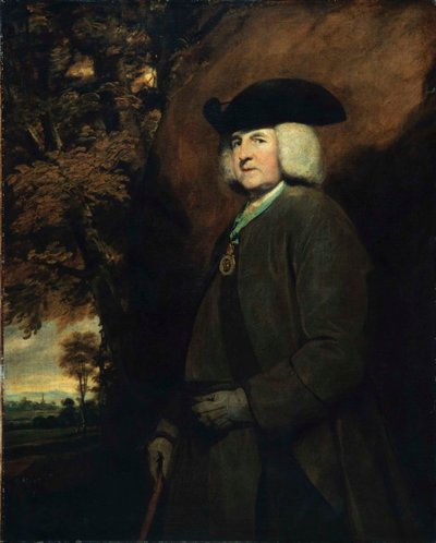 Portrett av Richard Robinson, 1. baron Rokeby 1708-1794, erkebiskop av Armagh, 1771-1775. av Sir Joshua Reynolds