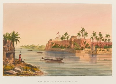 Fortress of Bukkur fra Roree av Sir Keith A. Jackson