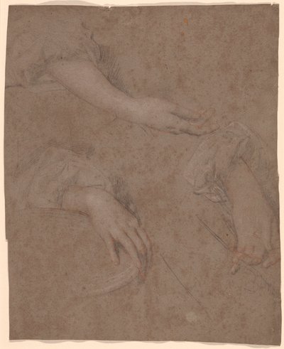 Tegninger av hender av Sir Peter Lely
