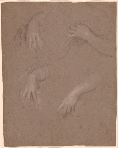 Tegninger av hender av Sir Peter Lely