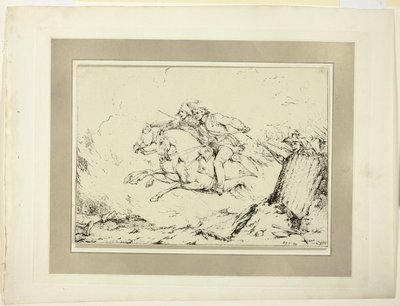 Charge, fra den første utgaven av Specimens of Polyautography av Sir Robert Ker Porter