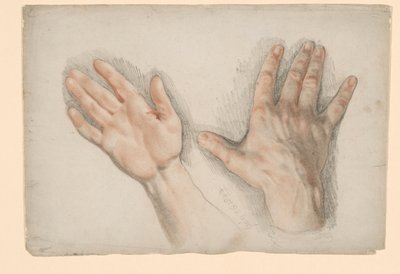 To studier av en høyre hånd av Sir Thomas Lawrence