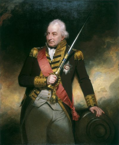 Admiral John Jervis, c1801 av Sir William Beechey