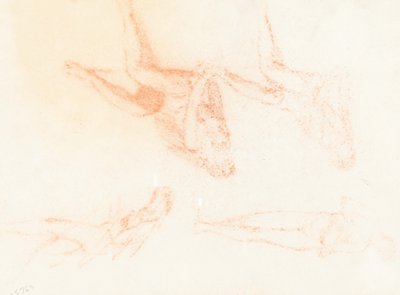 Studier for "The Wise and Foolish Virgins" [recto] av Sir William Blake Richmond