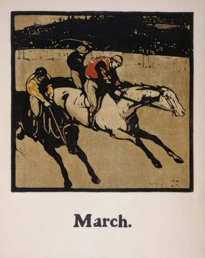 hesteløp av Sir William Nicholson
