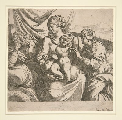 St. Catherines ekteskap av Sisto Badalocchio