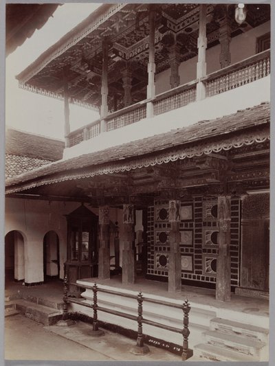 Buddhisttempel i Kandy, Ceylon av Skeen and Co.