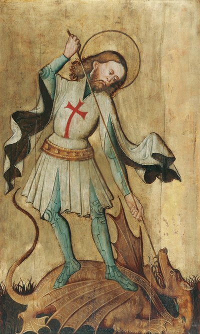 St. George dreper dragen av Slowakischer Maler