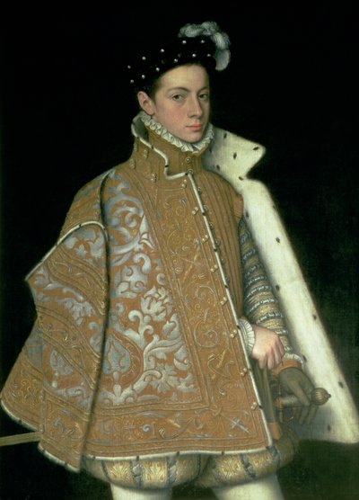Alessandro Farnese (1546-92), senere guvernør i Nederland (1578-86), sønn av Margaret av Parma (1522-86) og Ottavio Farnese, hertug av Parma (1520-86), ca. 1561 av Sofonisba Anguissola