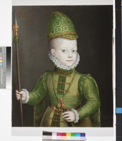 Portrett av en gutt ved det spanske hoffet, ca. 1565-70 av Sofonisba Anguissola