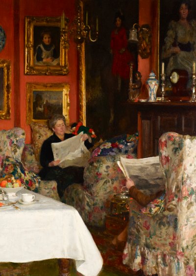Frokostbordet av Solomon Joseph Solomon
