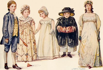 Barneantrekk under dronning Anne, George I, II og III 1702-1790, 1903, 1937. av Sophie B. Steel