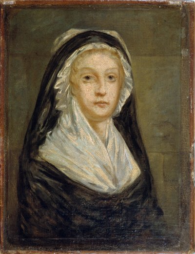 Marie Antoinette ved Conciergerie, 1793. av Sophie Prieur