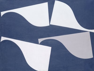 Flutterende former, 1935 av Sophie Taeuber Arp