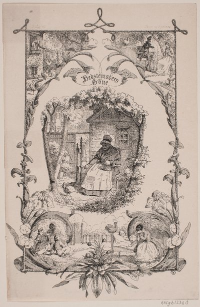 Bestemors høne. Fra J. C. Gerson: The School and the Home, nr. 2 av Sophus Schack