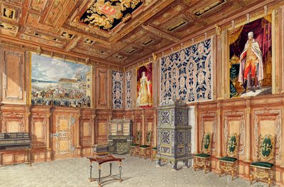Kroningshallen i Laxenburg-palasset nær Wien av Sotira