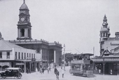 Gardiner Street, Durban (s/hvitt bilde) av South African Photographer