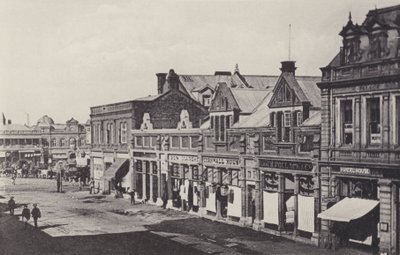 Rissik Street (s/hvitt bilde) av South African Photographer