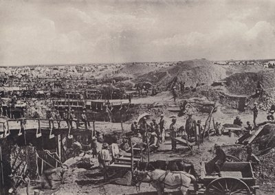 Scener i gamle dager, tørrsortering i 1872 (s/hvitt-bilde) av South African Photographer