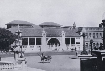 Smith Street, viser Royal Hotel, Durban (s/hvitt-bilde) av South African Photographer