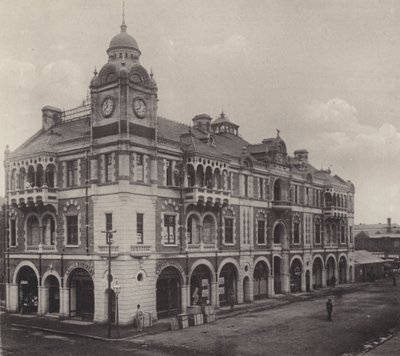 South African Mutual Buildings (s/hvitt-bilde) av South African Photographer