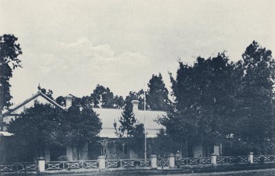 Presidentens hus, Pretoria (s/hvitt bilde) av South African Photographer