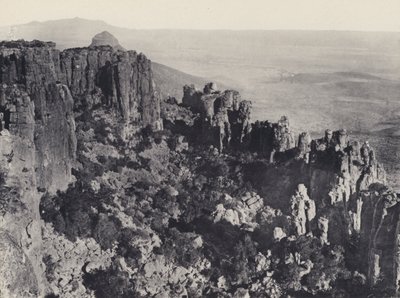 The Valley of Desolation (s/hvitt bilde) av South African Photographer