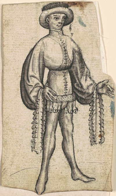 En stående hoffmann av South German 15th Century