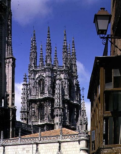 Lykten (cimborio) sannsynligvis designet av Juan de Langres (fl.c.1522-40) bygget av Felipe Vigarny og Juan de Vallejo (fl.c.1518-69) fullført 1568 av Spanish Colonial