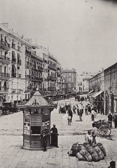 Cadiz: Calle de Isaac Peral (s/hvitt-bilde) av Spanish Photographer