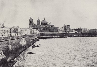 Cadiz: South Walls (s/hvitt bilde) av Spanish Photographer